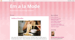 Desktop Screenshot of emalamode.blogspot.com