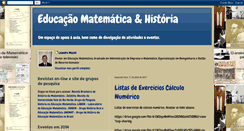 Desktop Screenshot of historiaeducacaomatematica.blogspot.com