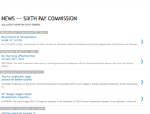 Tablet Screenshot of news-sixthpaycommission.blogspot.com