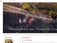 Tablet Screenshot of hunddagboken.blogspot.com