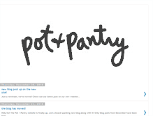 Tablet Screenshot of potandpantry.blogspot.com