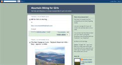 Desktop Screenshot of mountainbikingforgirls.blogspot.com