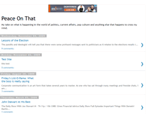 Tablet Screenshot of peaceonthat.blogspot.com