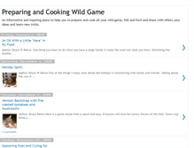 Tablet Screenshot of preparing-cookingwildgameinfo.blogspot.com