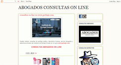 Desktop Screenshot of consultas-abogados-online.blogspot.com