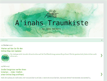 Tablet Screenshot of ainahs-traumkiste.blogspot.com