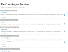 Tablet Screenshot of cozmology.blogspot.com