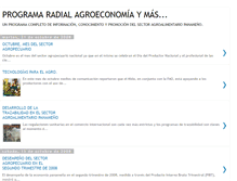 Tablet Screenshot of agroeconomiaymas.blogspot.com