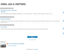 Tablet Screenshot of indrajayapartners.blogspot.com