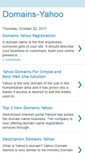 Mobile Screenshot of domains-yahoo-5432171714.blogspot.com