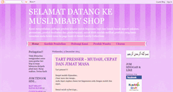 Desktop Screenshot of muslimbabyshop.blogspot.com