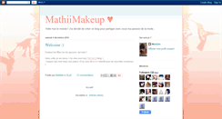 Desktop Screenshot of mathiimakeup.blogspot.com