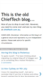 Mobile Screenshot of chieftech.blogspot.com