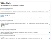 Tablet Screenshot of flightcaptainhurricane.blogspot.com