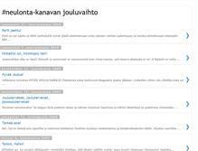 Tablet Screenshot of jouluneulonta.blogspot.com