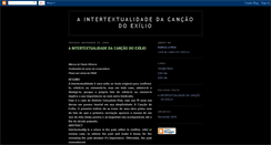 Desktop Screenshot of intertextualidadedacancao.blogspot.com