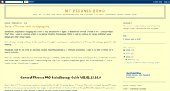 Desktop Screenshot of mypinballblog.blogspot.com
