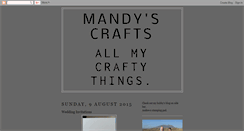 Desktop Screenshot of mandyscreations.blogspot.com