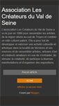 Mobile Screenshot of lescreateursduvaldeseine.blogspot.com
