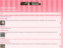 Tablet Screenshot of frazzledneedle.blogspot.com