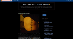 Desktop Screenshot of beckhamfulltattoo.blogspot.com