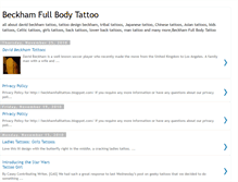 Tablet Screenshot of beckhamfulltattoo.blogspot.com