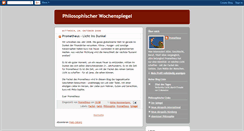 Desktop Screenshot of philo-spiegel.blogspot.com