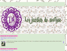 Tablet Screenshot of jardinsneotyne.blogspot.com