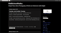 Desktop Screenshot of oldschoolhaiku.blogspot.com