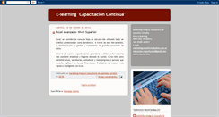 Desktop Screenshot of e-learningcapacitacioncontinua.blogspot.com