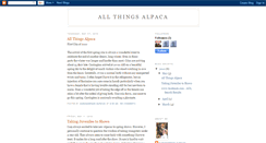 Desktop Screenshot of albuquerquealpacas.blogspot.com