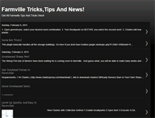 Tablet Screenshot of farmvilletrickstipsandnews.blogspot.com