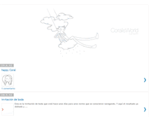 Tablet Screenshot of coralisworld.blogspot.com