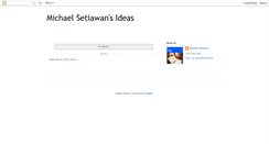 Desktop Screenshot of michaelsetiawan.blogspot.com