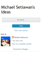 Mobile Screenshot of michaelsetiawan.blogspot.com