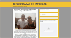 Desktop Screenshot of empresasterceirizadas.blogspot.com