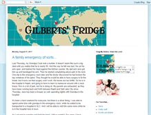 Tablet Screenshot of gilbertsfridge.blogspot.com