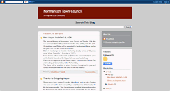 Desktop Screenshot of normantontowncouncil.blogspot.com