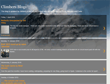 Tablet Screenshot of climbersblogs.blogspot.com