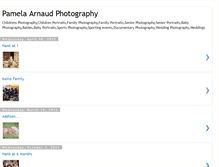 Tablet Screenshot of pamelaarnaudphotography.blogspot.com
