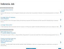 Tablet Screenshot of indonesiajob.blogspot.com