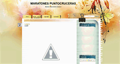 Desktop Screenshot of maratonespuntocruceras.blogspot.com