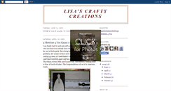 Desktop Screenshot of lisa-craftycreations.blogspot.com