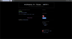 Desktop Screenshot of hispaniaf1team.blogspot.com