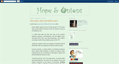 Desktop Screenshot of hopeandonions.blogspot.com