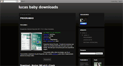 Desktop Screenshot of lucasbabydownloads.blogspot.com