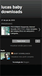 Mobile Screenshot of lucasbabydownloads.blogspot.com