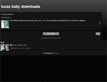 Tablet Screenshot of lucasbabydownloads.blogspot.com