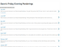 Tablet Screenshot of fridayeveningponderings.blogspot.com