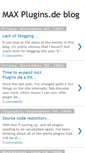 Mobile Screenshot of maxplugins.blogspot.com